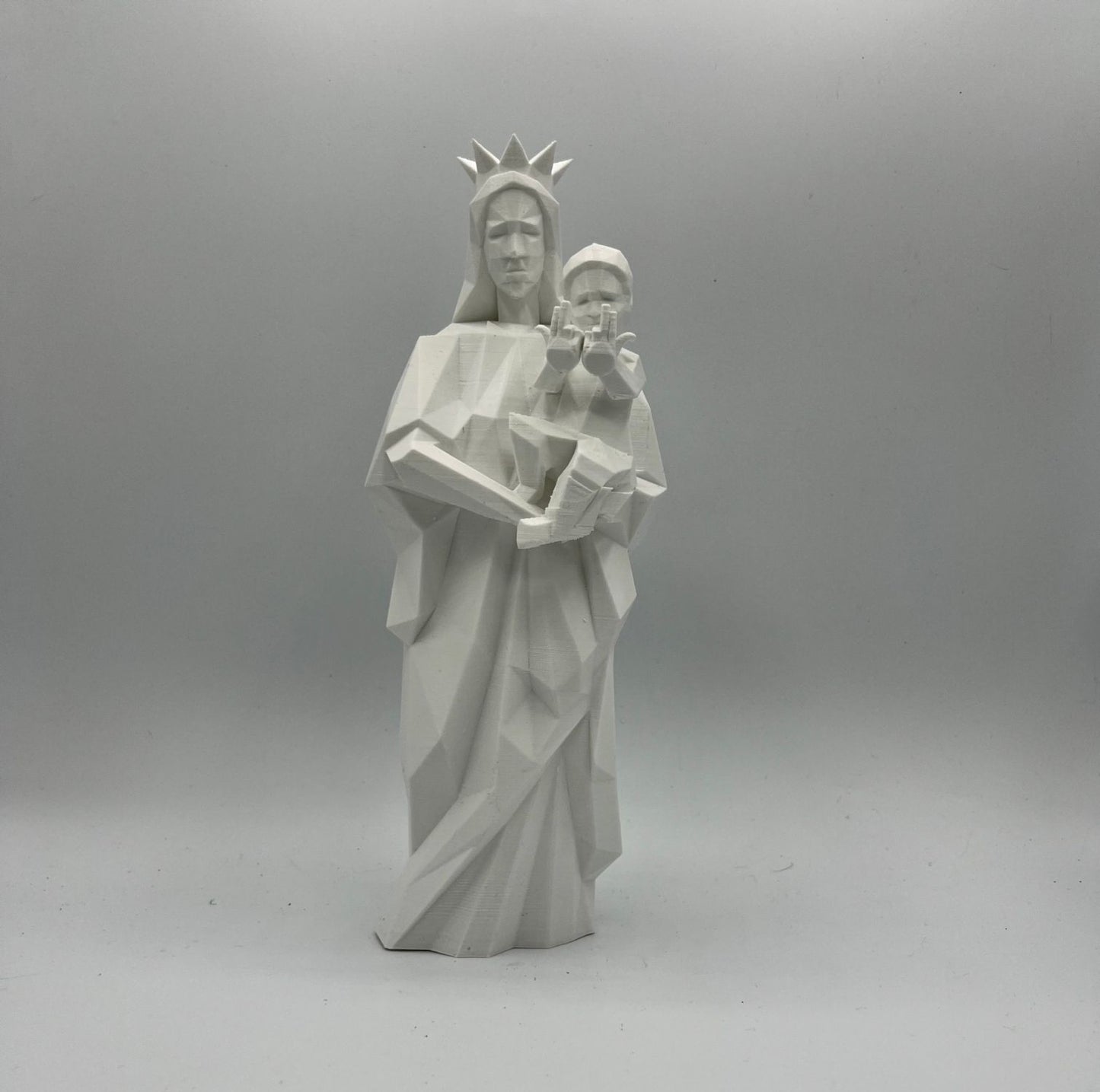Statue Notre Dame de La Garde vs Jul Origami