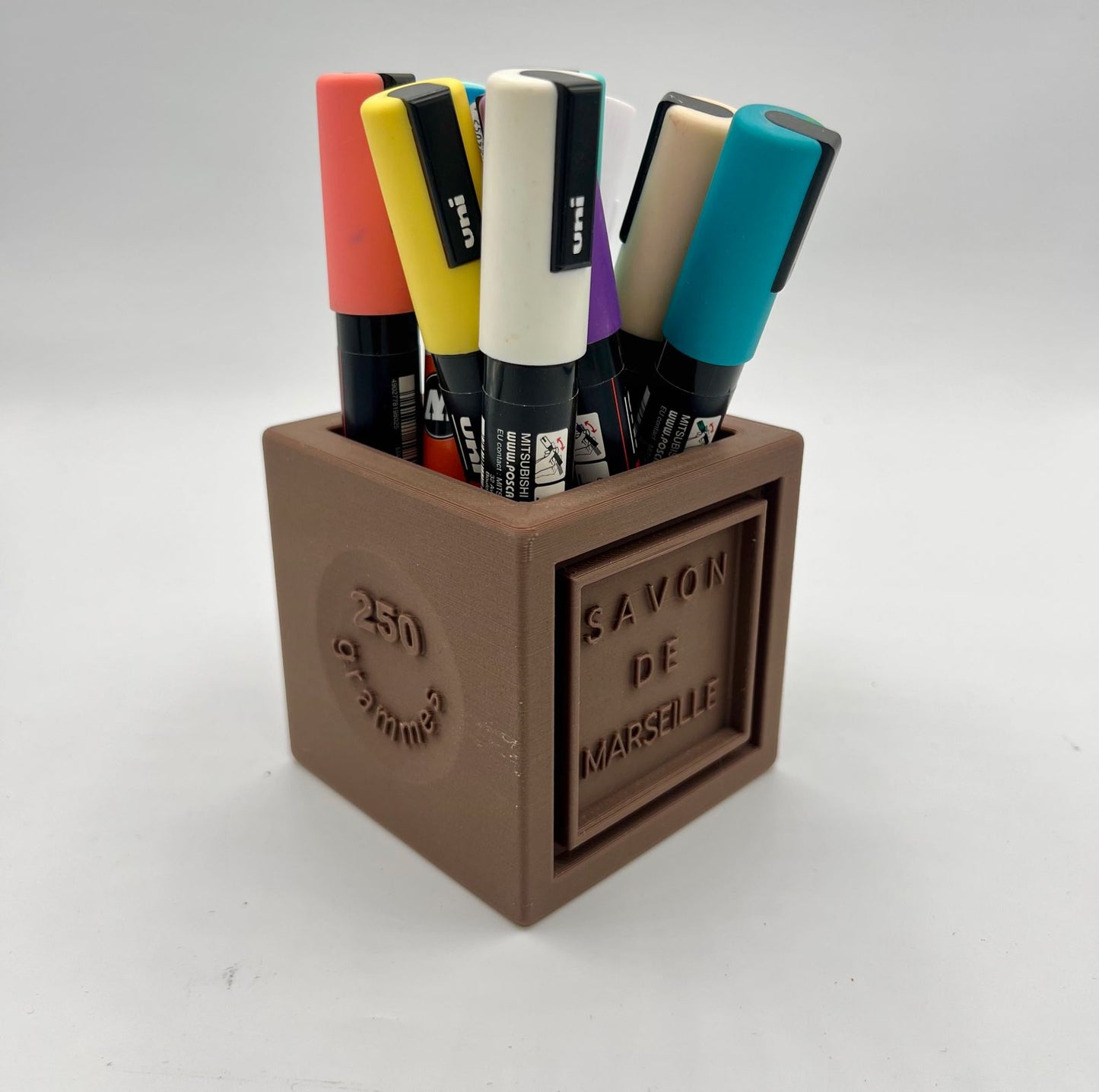 Pot à Crayons Savons de Marseille en Amidon de Maïs et Bois