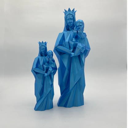 Statue Bonne Mère vs Jul Origami